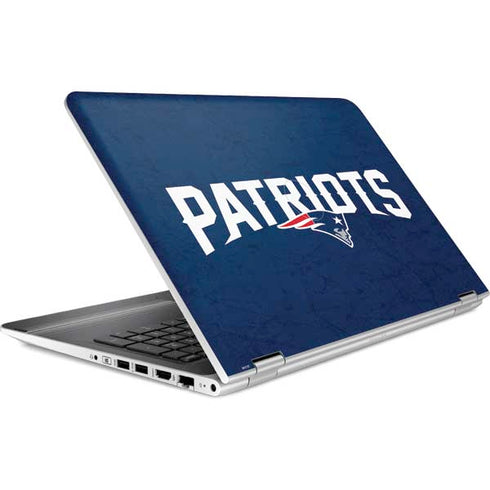 NFL New England Patriots Distressed HP Pavilion Skin